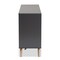 Baxton Studio Kelson Modern and Contemporary Dark Grey and Gold Finished Wood 2-Door Sideboard Buffet 189-11577-ZORO - alternate 6